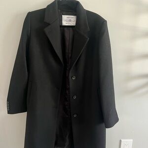 Aritzia Black The Exchange Wool Coat